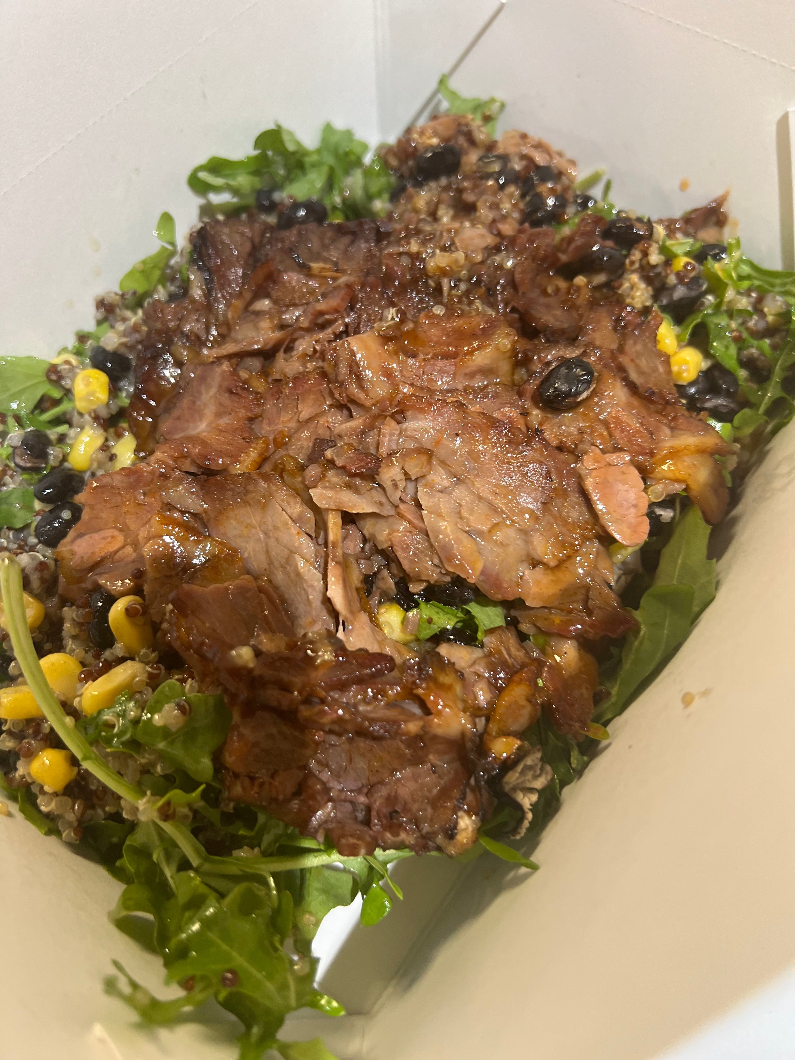 Beef brisket bowl EJ's Pizza